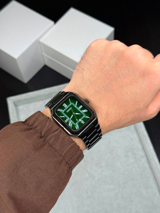Fossil Green Crossby Analog Watch