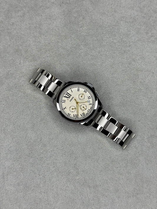 Fossil Grant Silver Watch Chronograph