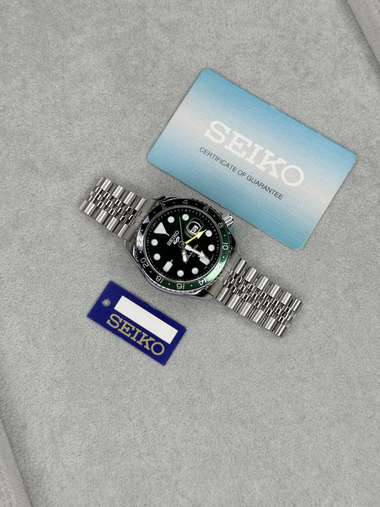 Seiko 5 Sports SKX GMT Bi-Green Colour