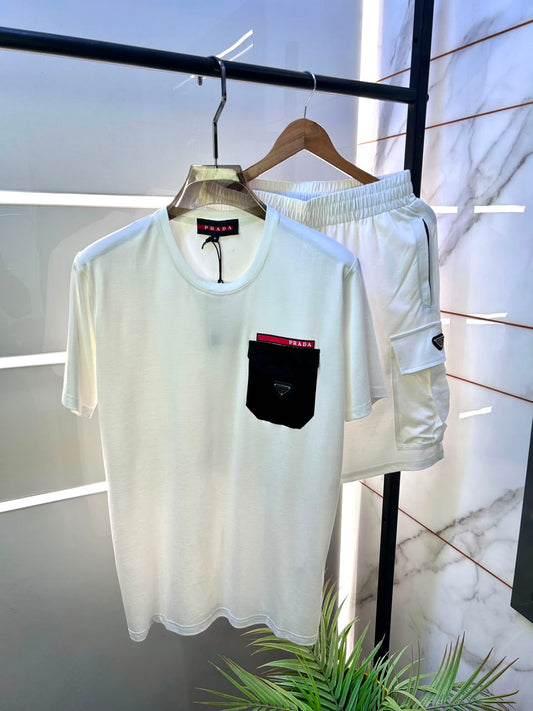 Prada Extra Premium Cord set With Brand Packing