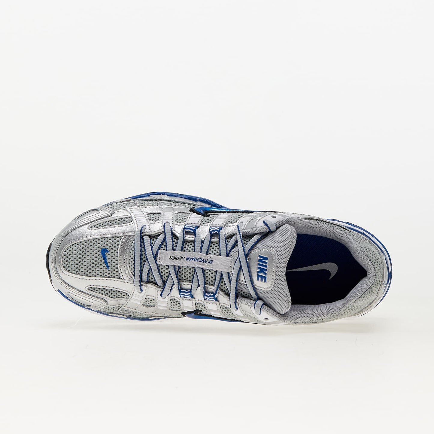 NIKE P-6000 TRAINER METALLIC BLUE TICK