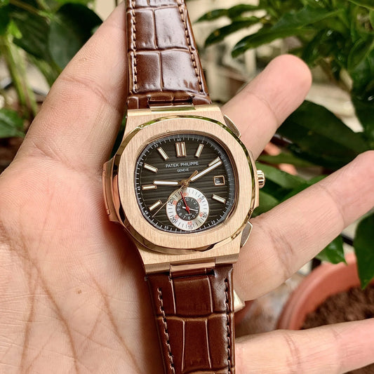 Patek Philippe Brown Exclusive Nautilus With OG Box