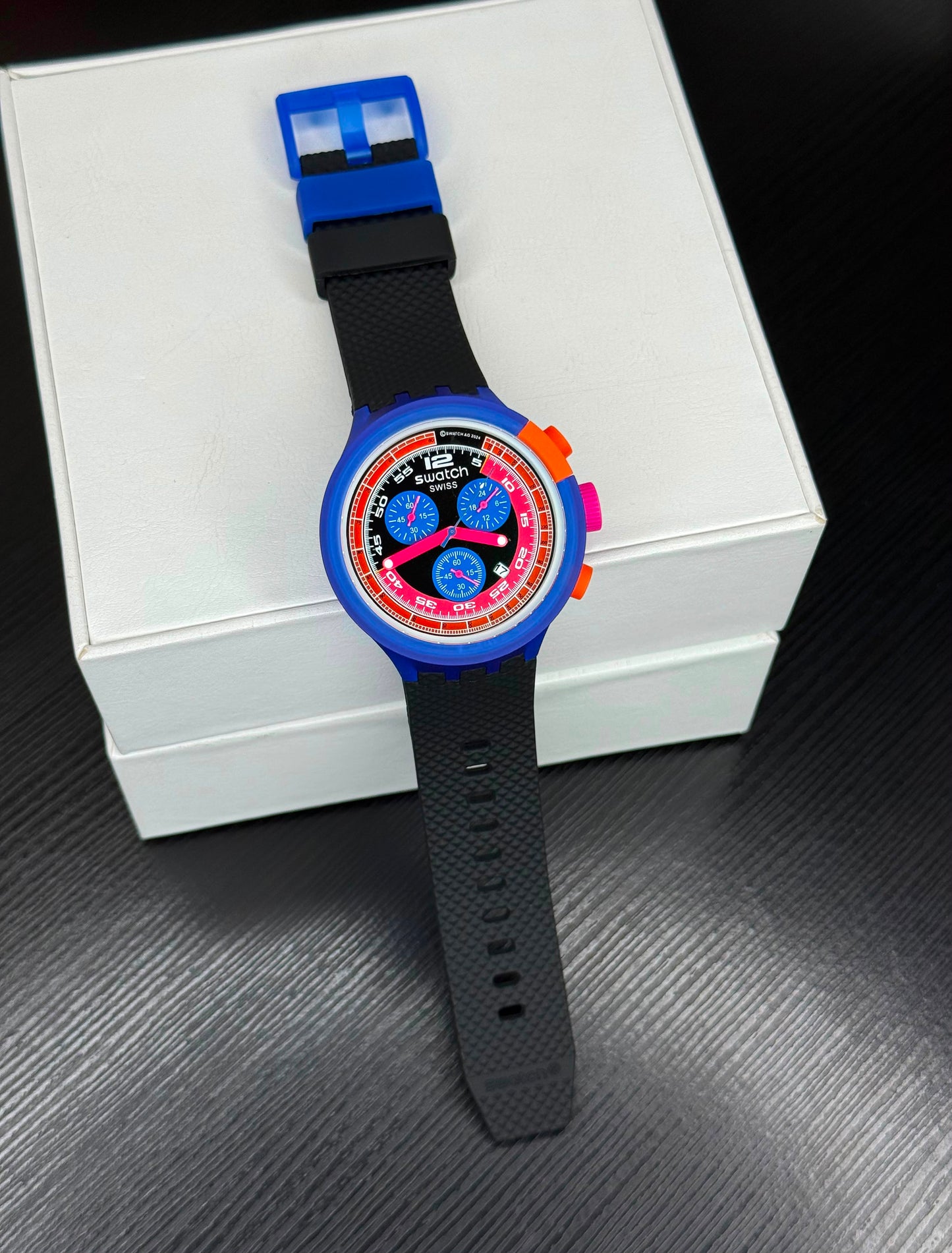 SWATCH CHECKPOINT BLACK Quartz Chronograph