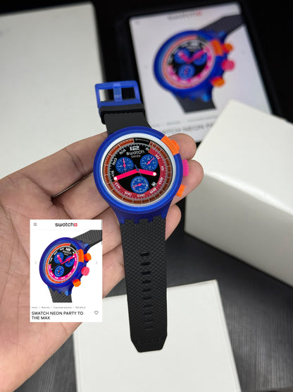 SWATCH CHECKPOINT BLACK Quartz Chronograph