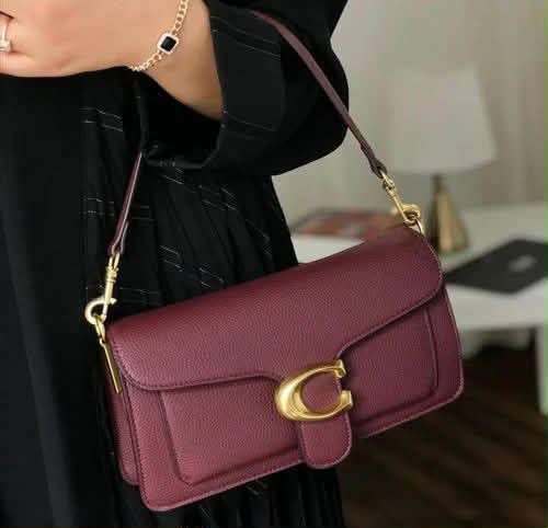 COACH MAROON TABBY