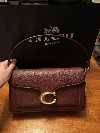 COACH MAROON TABBY