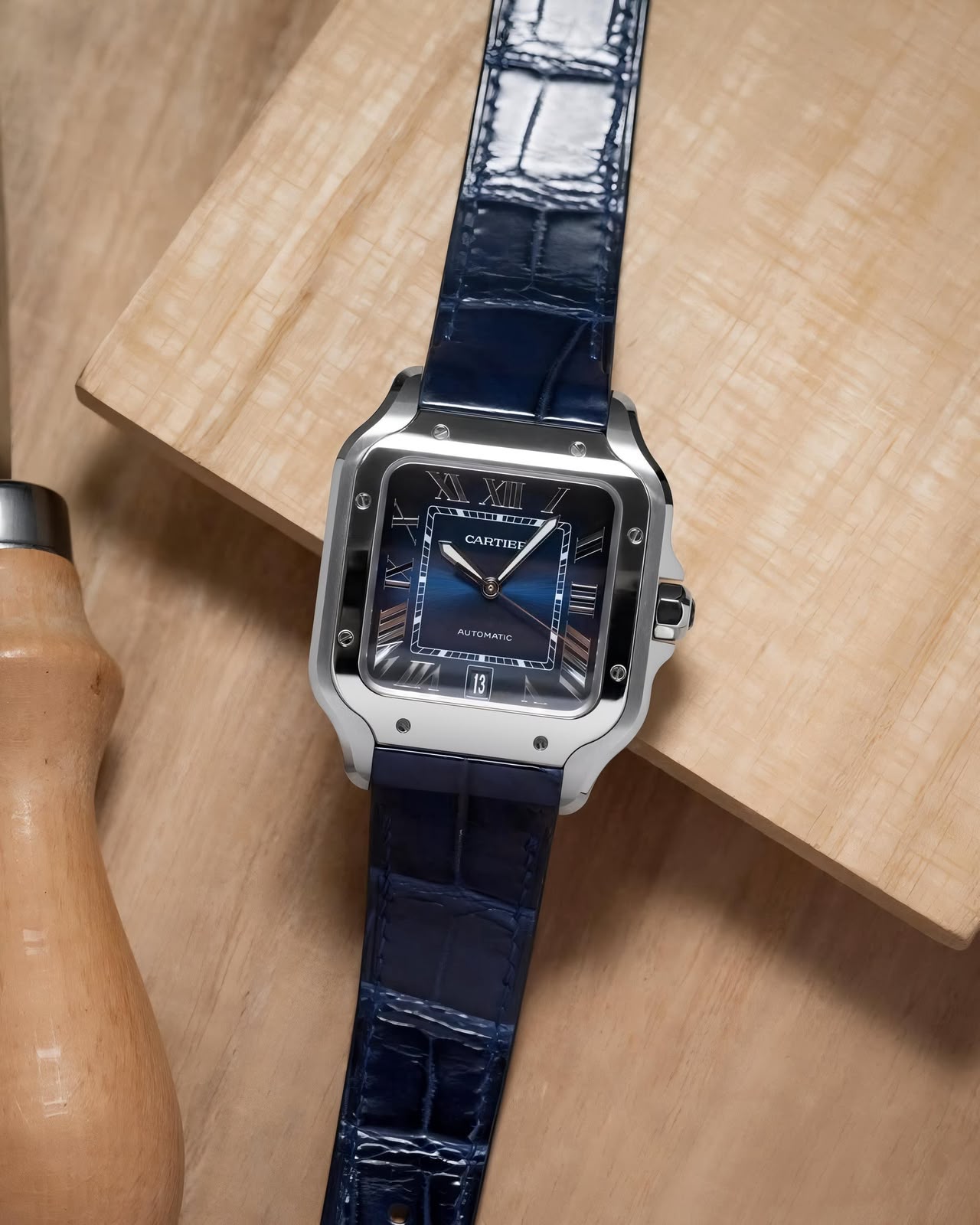 Cartier Blue Automatic DE SANTOS
