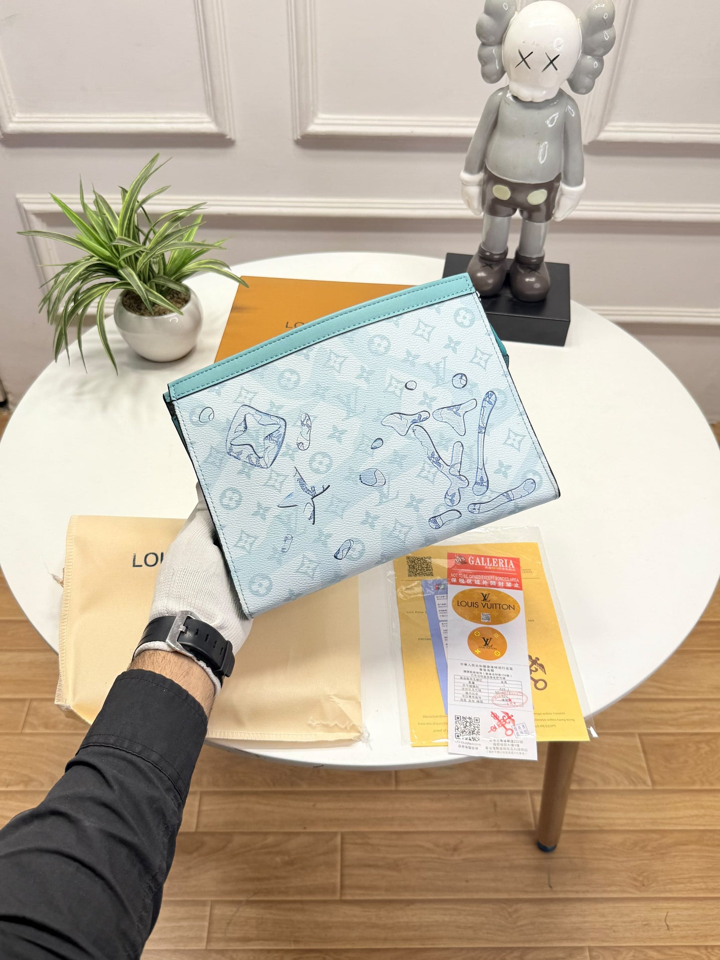 LOUIS VUITTON LV OCEAN MONOGRAM TOILETRY BAG WITH BOX
