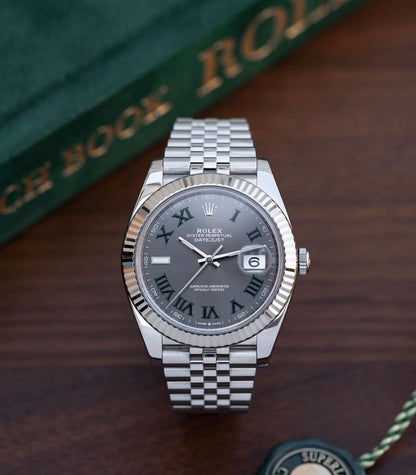 Rolex Date Just Grey Oyster Perpetual