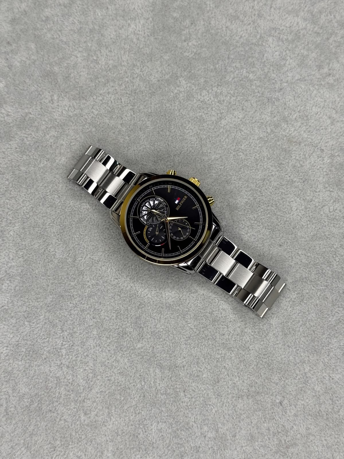 Tommy Hilfiger Multifunction Watch Black Dial