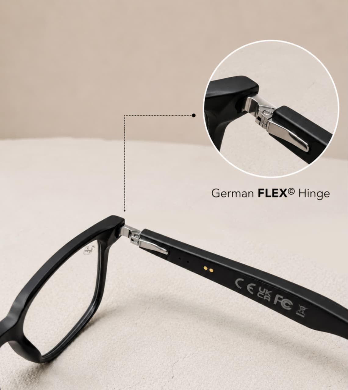 RAYBAN WAYFARER FLEX AI Smart Audio Glasses