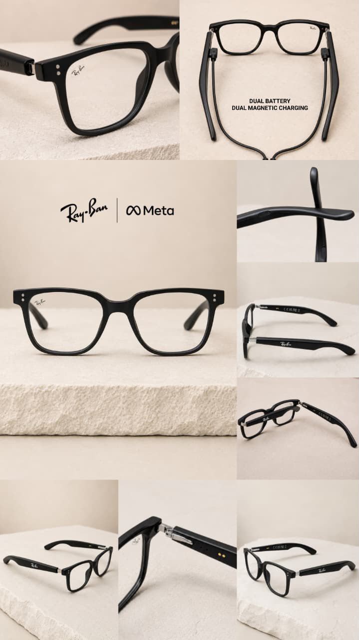 RAYBAN WAYFARER FLEX AI Smart Audio Glasses