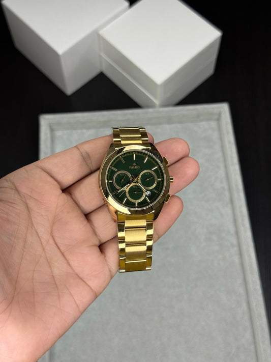 Rado HyperChrome Green chronograph Watch