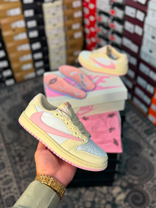 Nike Travis Scott X Air Jordan 1 Retro Low OG Shy Pink