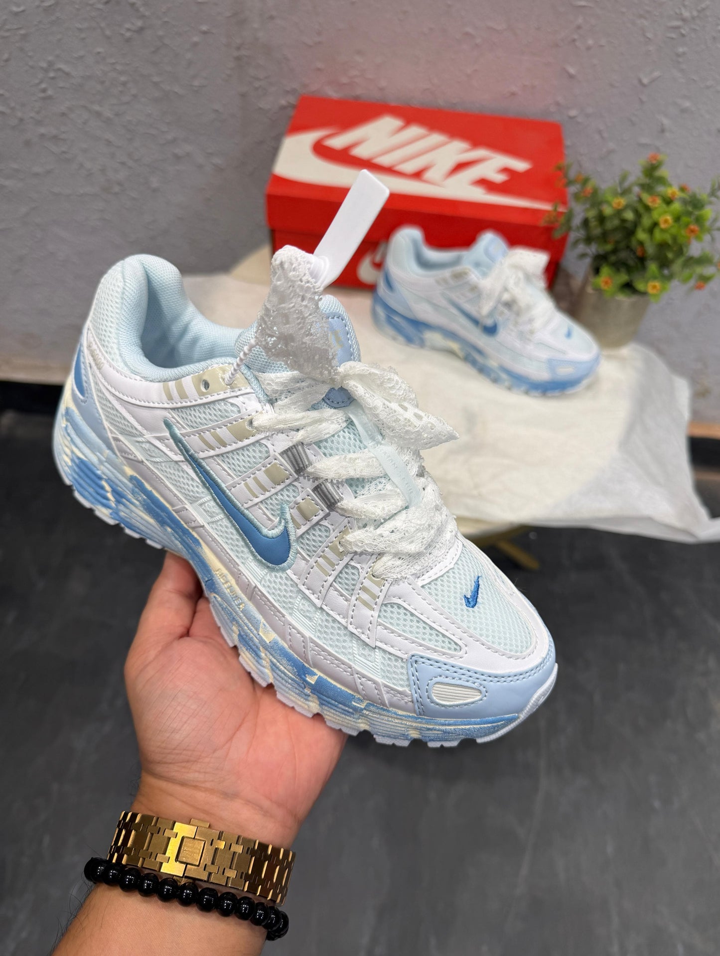 NIKE P-6000 TRAINER CUSTOM SKY