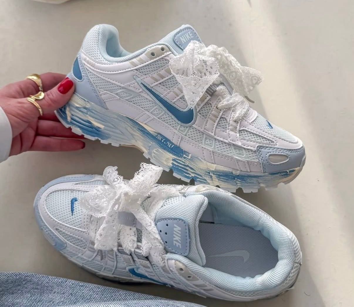 NIKE P-6000 TRAINER CUSTOM SKY