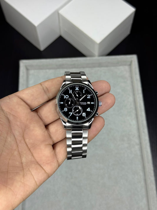 Fossil Grant Chronograph Silver