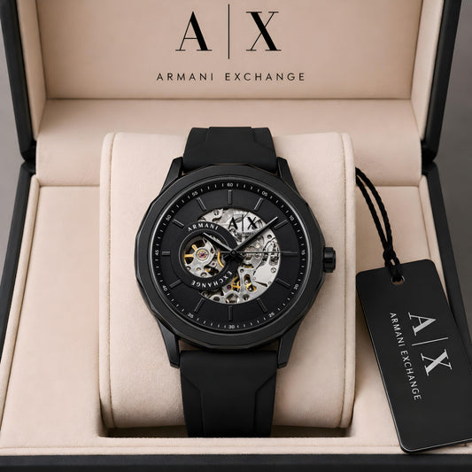 Armani Exchange Black Automatic Watch
