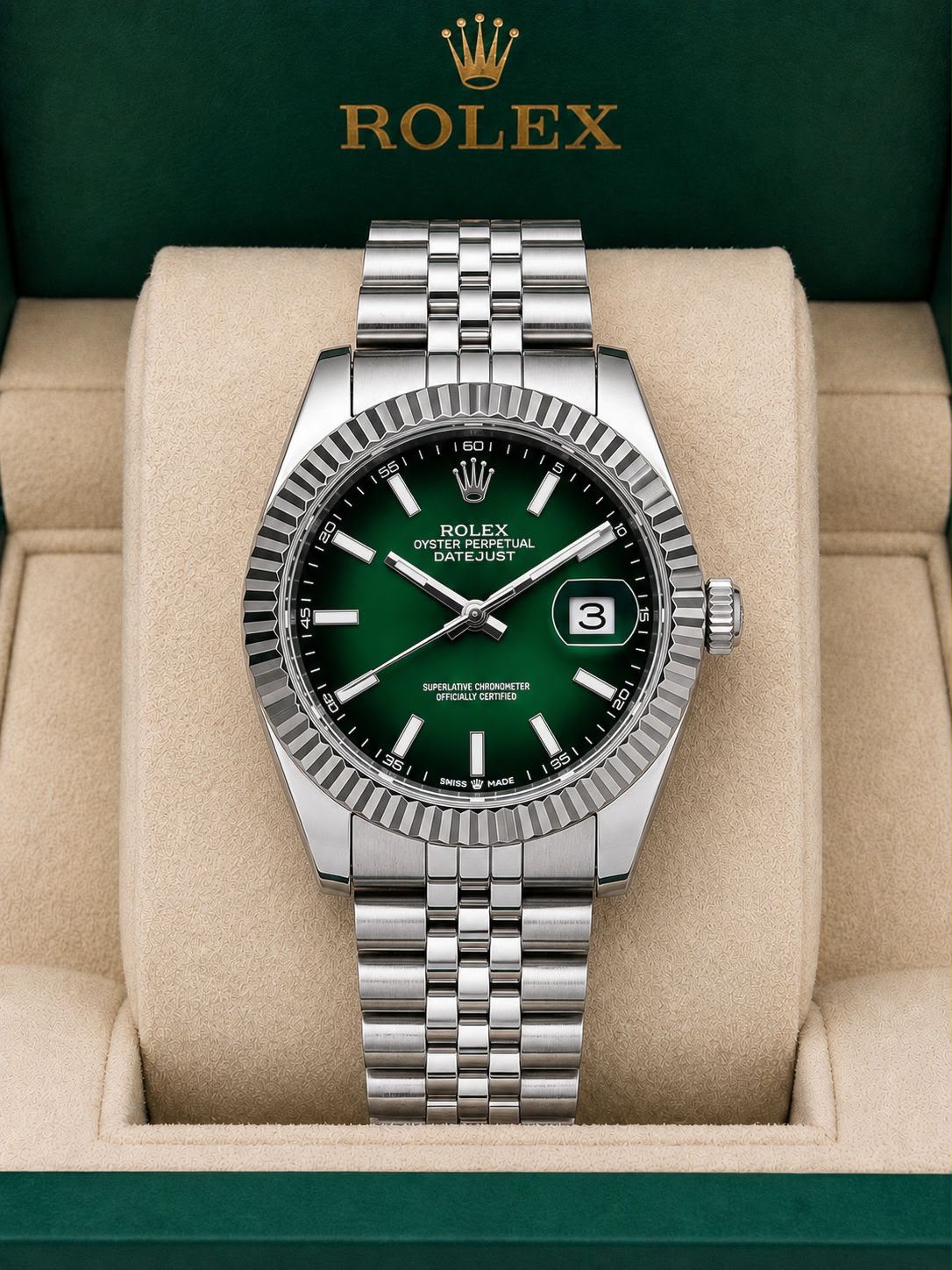 Rolex Datejust 41 Green Ombré