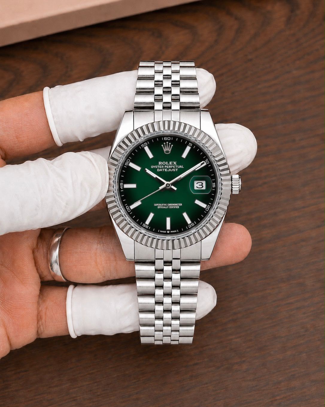 Rolex Datejust 41 Green Ombré