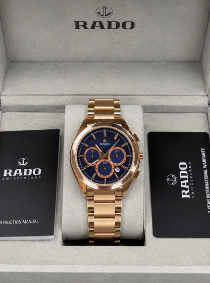 Rado HyperChrome Rose Gold Chronograph Watch