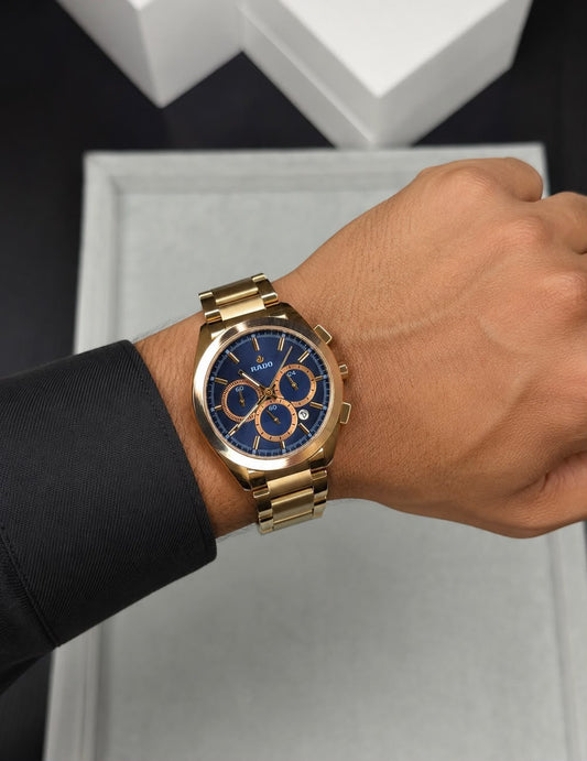 Rado HyperChrome Rose Gold Chronograph Watch
