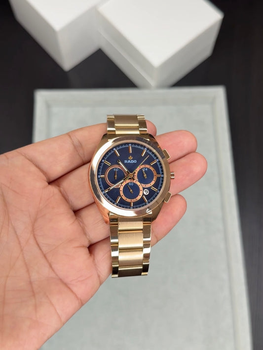Rado HyperChrome Rose Gold Chronograph Watch