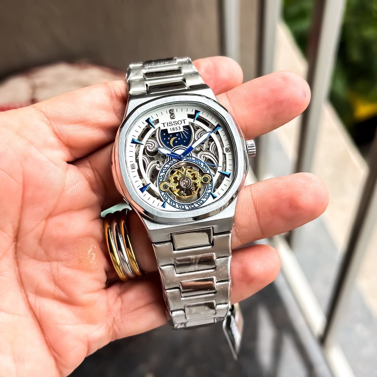 Tissot Silver Sun-Moon Automatic