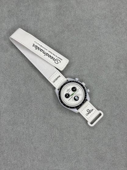 Swatch x Omega White Bioceramic Moonswatch
