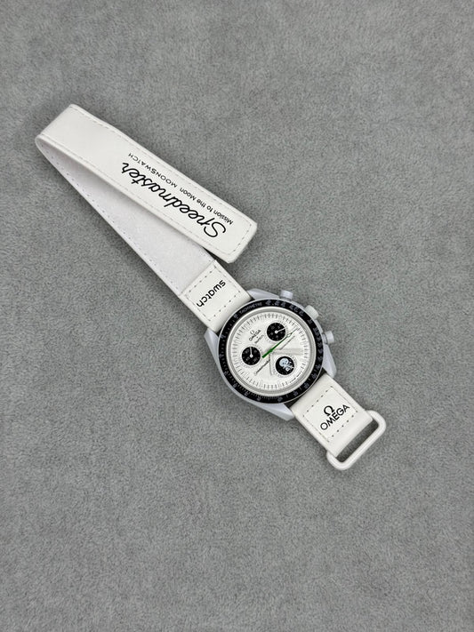 Swatch x Omega White Bioceramic Moonswatch