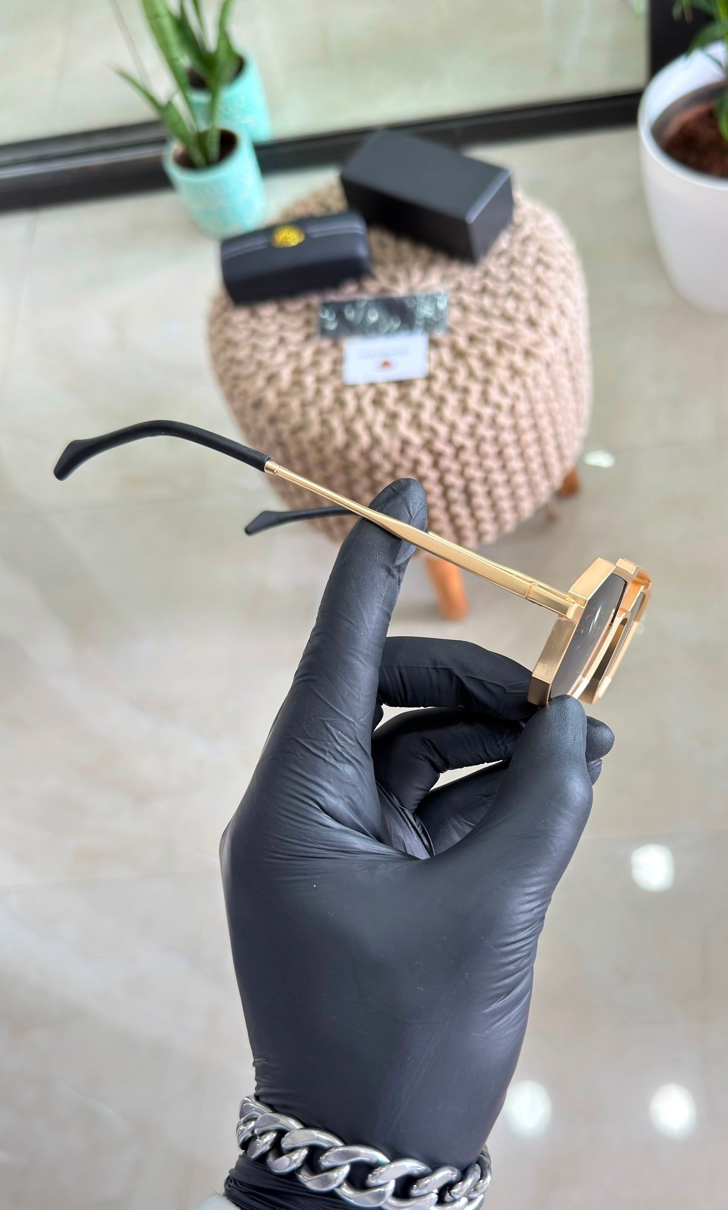 MAYBACH GOLD BLACK SUNGLASSES