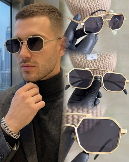 MAYBACH GOLD BLACK SUNGLASSES