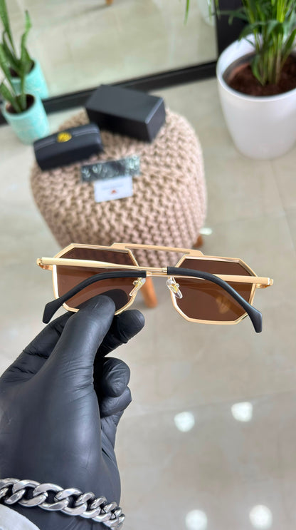 MAYBACH GOLD BROWN SUNGLASSES