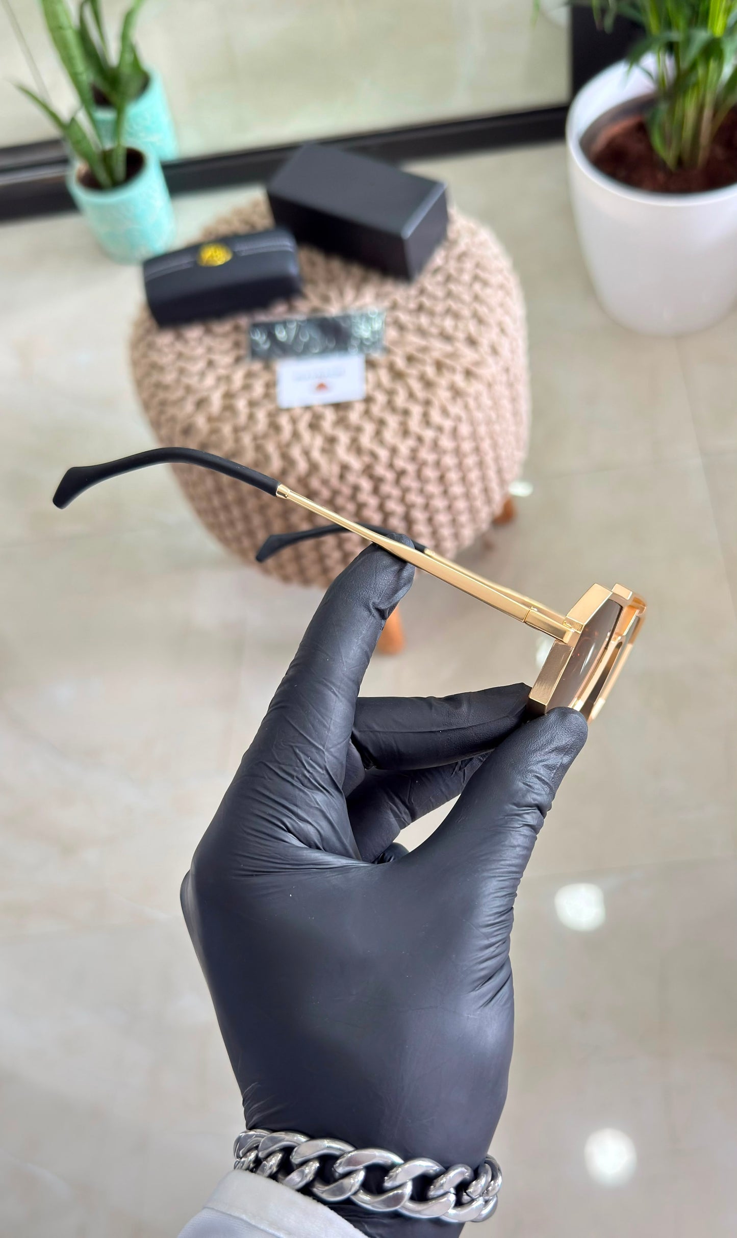 MAYBACH GOLD BROWN SUNGLASSES