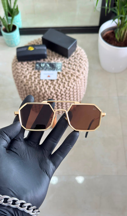 MAYBACH GOLD BROWN SUNGLASSES