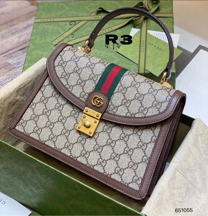 GUCCI PADLOCK PRESS LOCK SHOULDER BAG