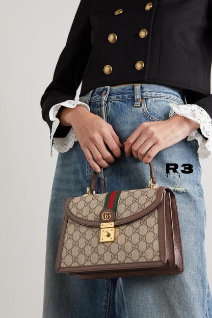 GUCCI PADLOCK PRESS LOCK SHOULDER BAG