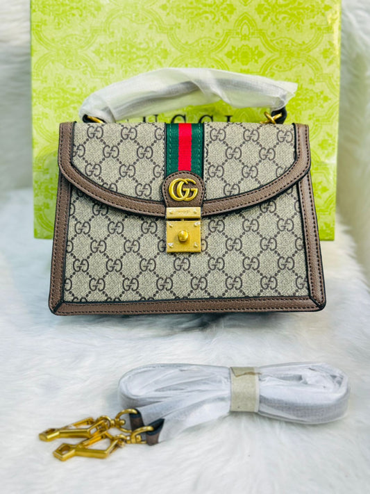GUCCI PADLOCK PRESS LOCK SHOULDER BAG