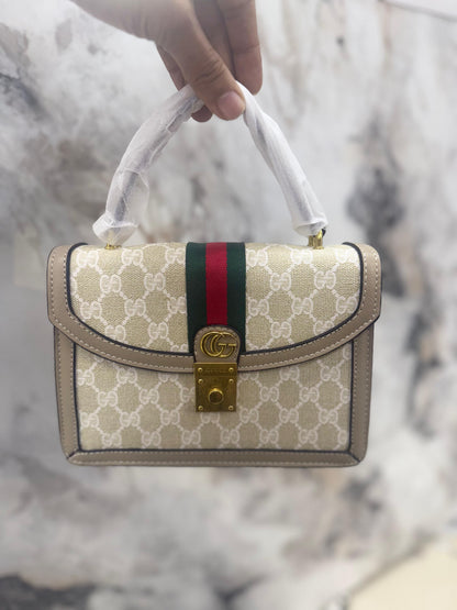 GUCCI PADLOCK PRESS LOCK SHOULDER BAG