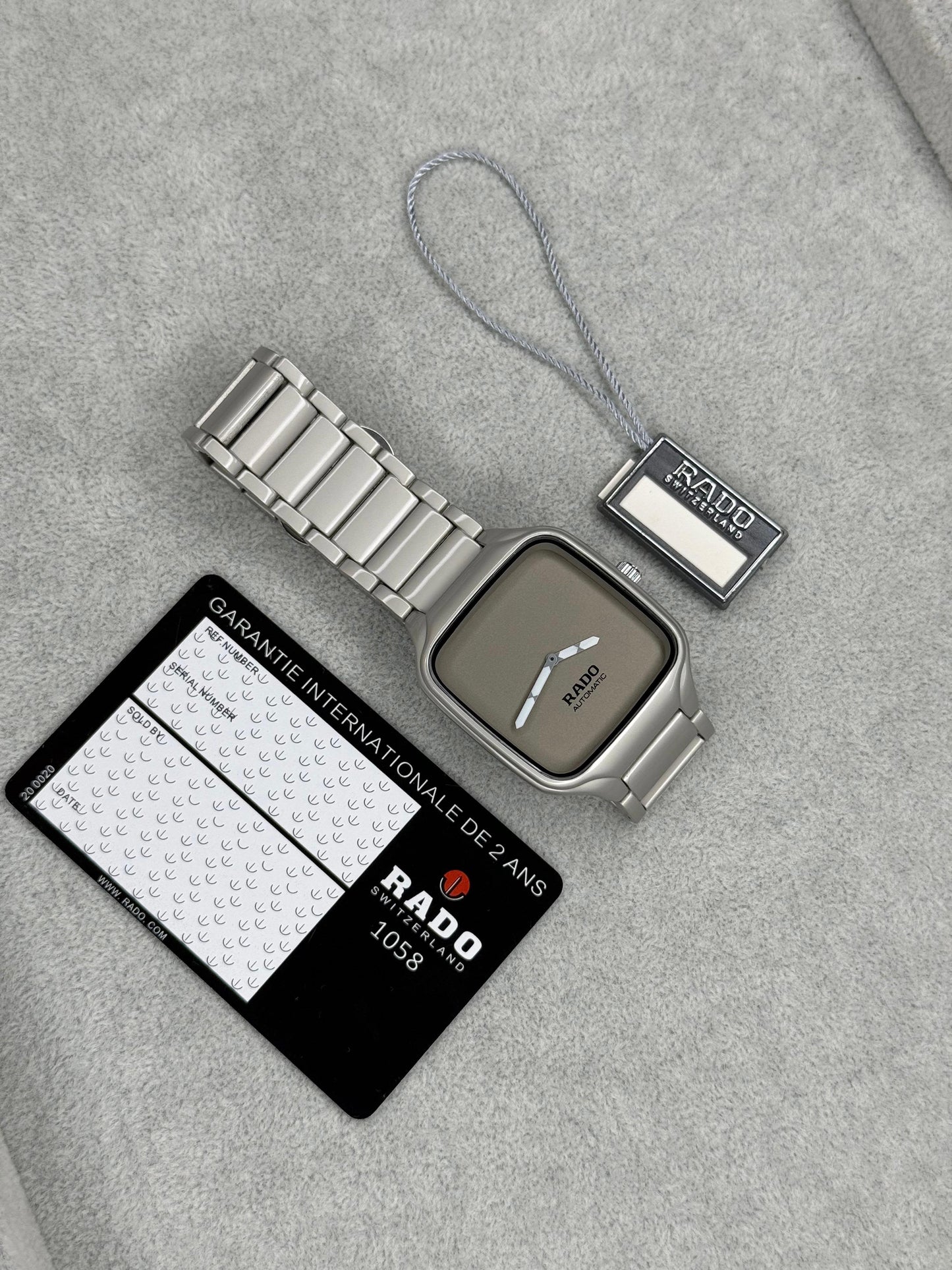 Rado True Square With Grey Dial