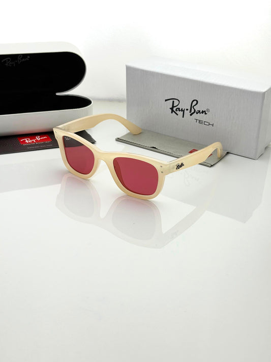 RAYBAN WHITE RED CANDY