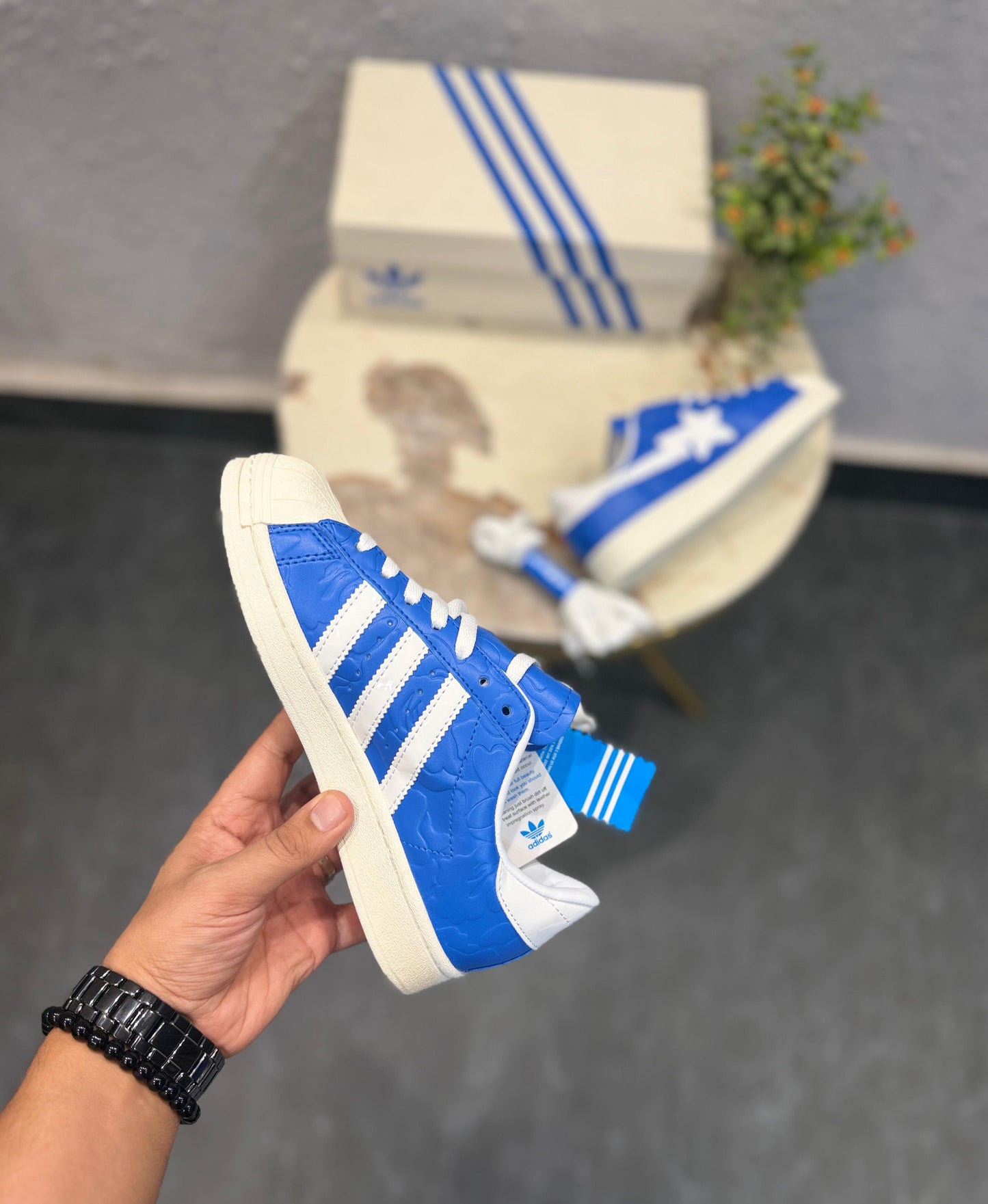 ADIDAS ORIGINALS SUPERSTAR BAPE SKY BLUE