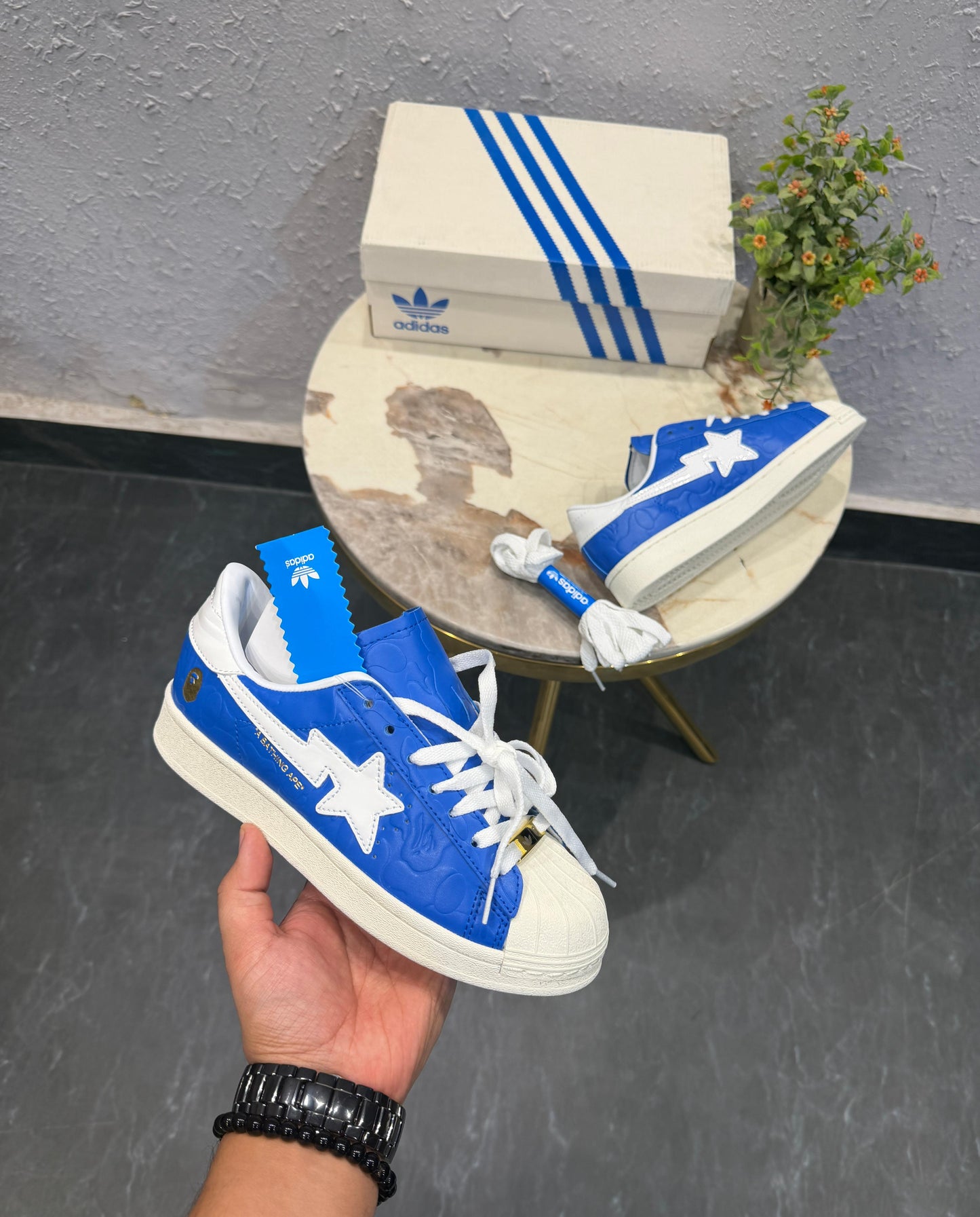 ADIDAS ORIGINALS SUPERSTAR BAPE SKY BLUE
