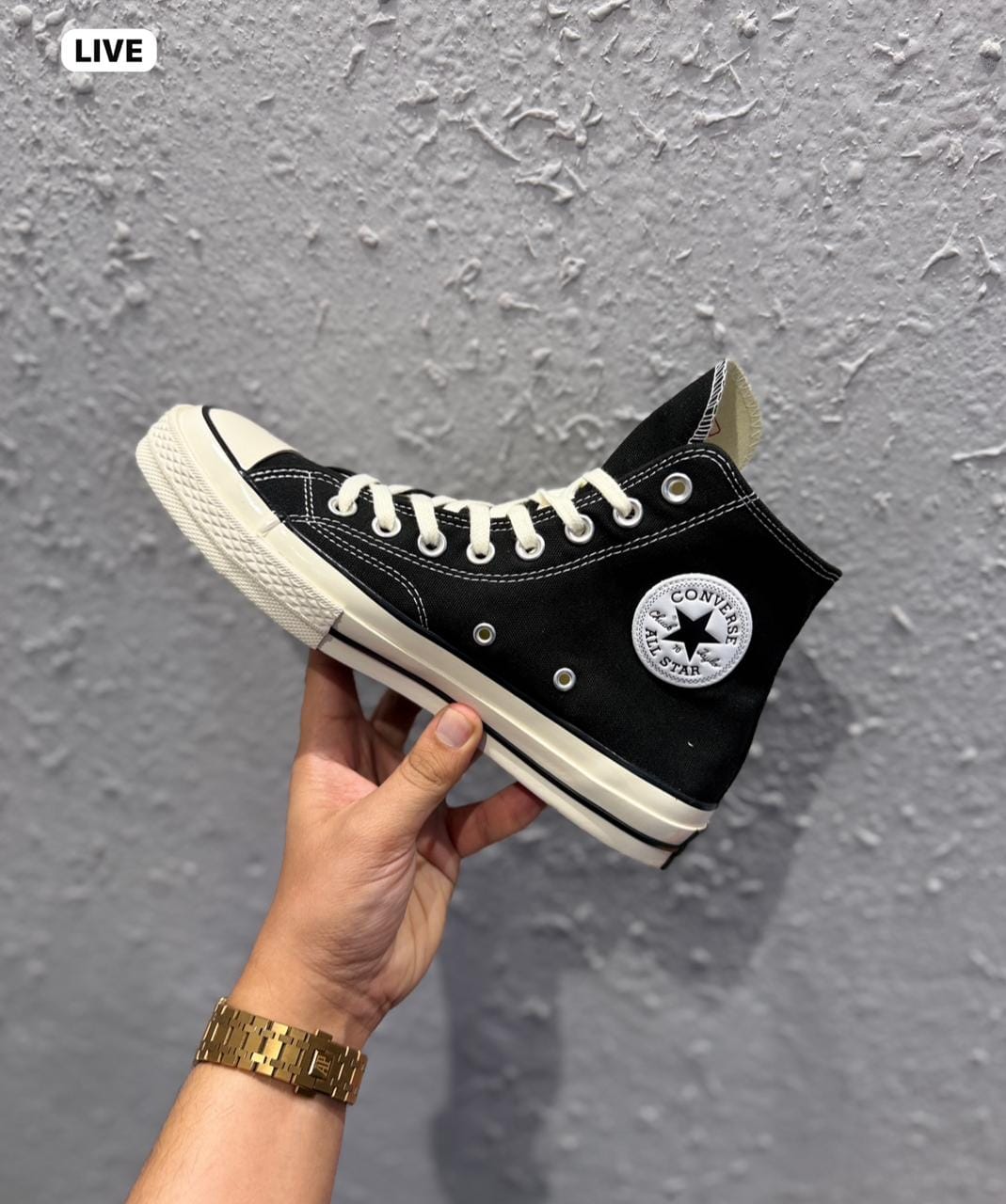 CONVERSE CHUCK 70 MID BLACK