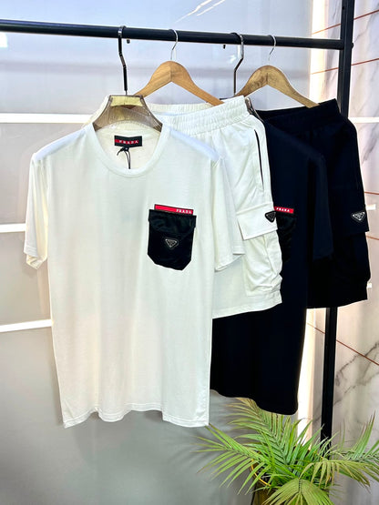 Prada Extra Premium Cord set With Brand Packing