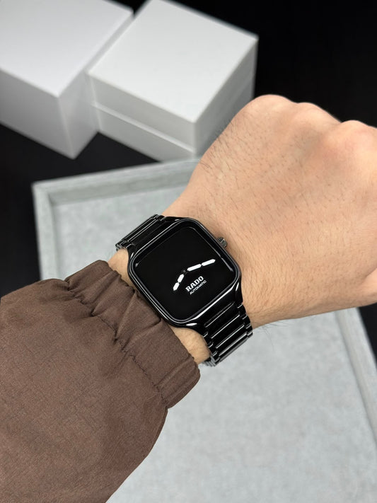 Rado True Square With Full Black colour