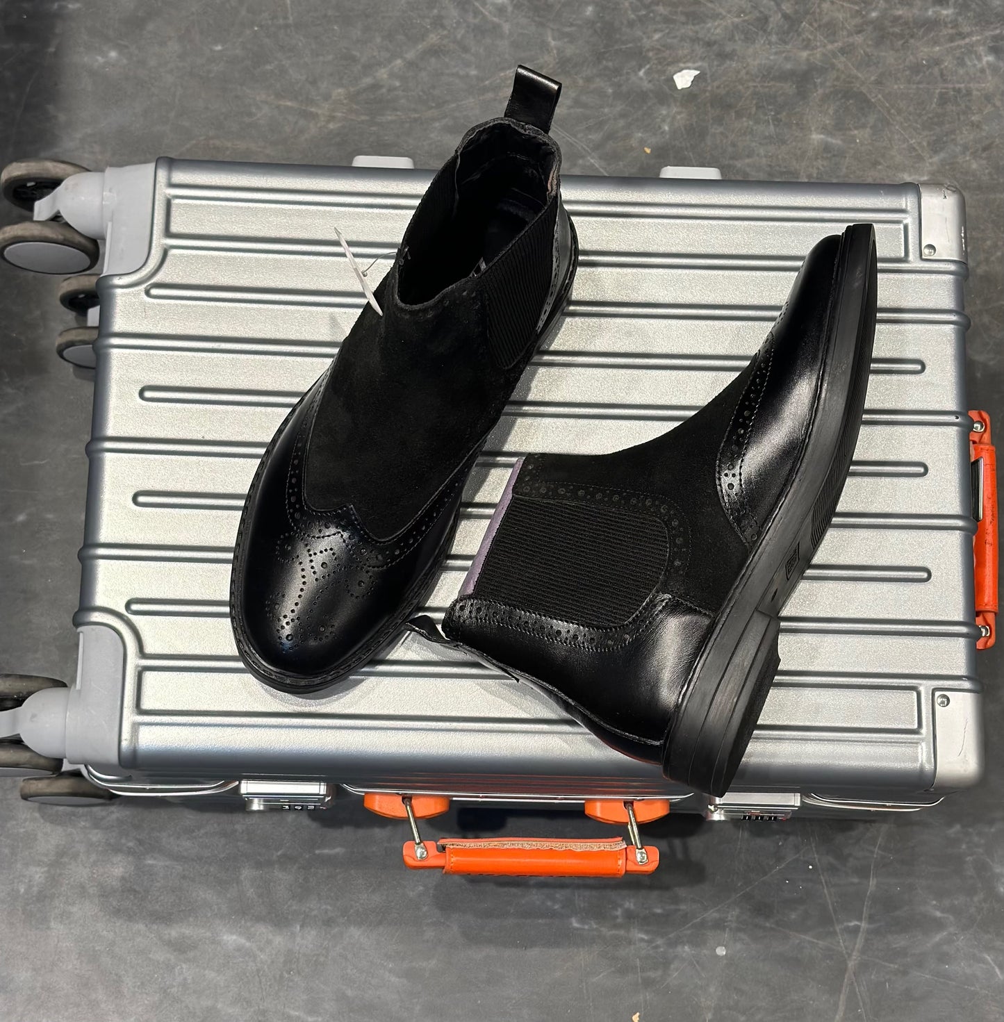 ZARA SURPLUS OXFORD LEATHER CHELSEA BOOTS