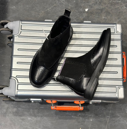 ZARA SURPLUS OXFORD LEATHER CHELSEA BOOTS