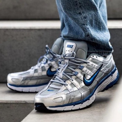 NIKE P-6000 TRAINER METALLIC BLUE TICK