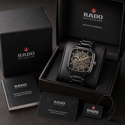 RADO BLACK TRUE SQUARE AUTOMATIC